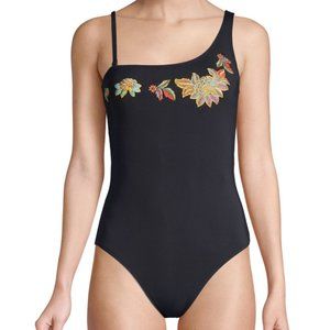 BLEU/ROD BEATTIE Embroidered One-Shoulder 1-Piece